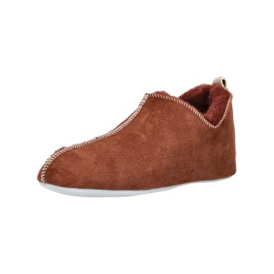 Hausschuh SHEPHERD "Shepherd Hausschuhe Veloursleder", Damen, Gr. 37, Textil, braun (rot), Veloursleder, Schuhe Hausschuh