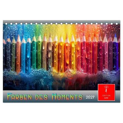 Farben des Moments (Tischkalender 2027 DIN A5 quer), CALVENDO Monatskalender