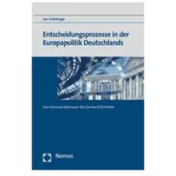 Entscheidungsprozesse in der Europapolitik Deutschlands, Fachbücher von Jan Grünhage