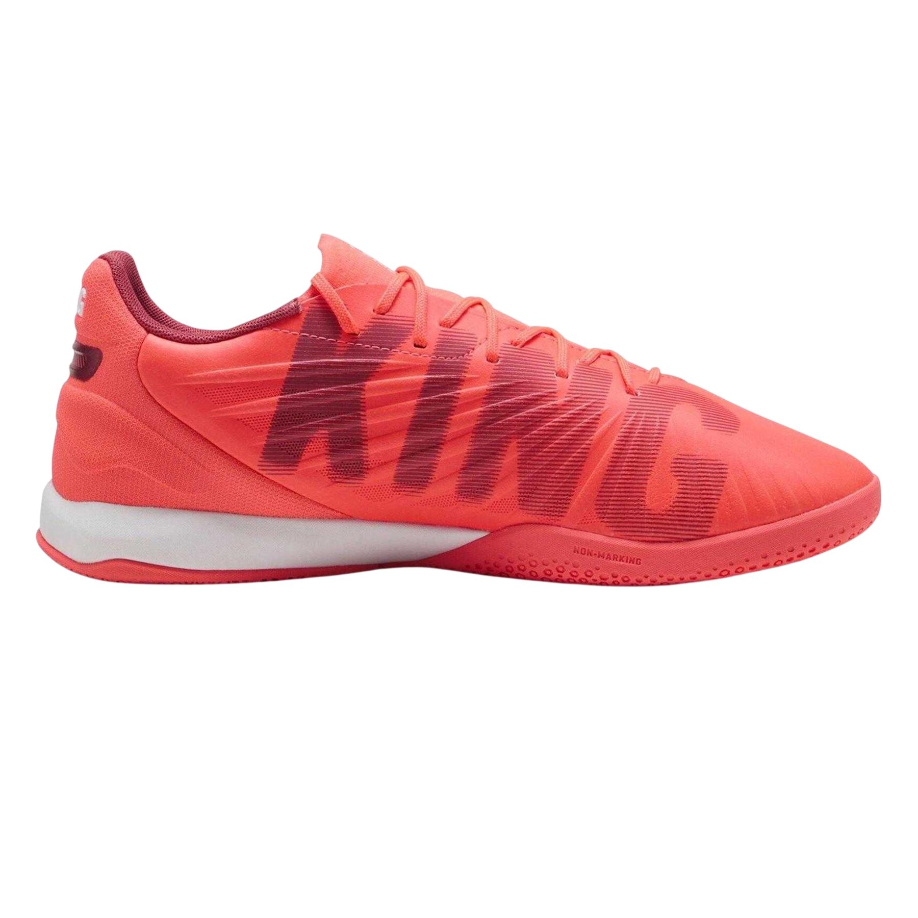 Puma - "King Match It" Hallenfußball-Trainingsschuhe für Herren (Glutrot)