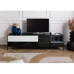 TV-Board Mango 200x45x55 dunkelgrau geölt CHICAGO #202