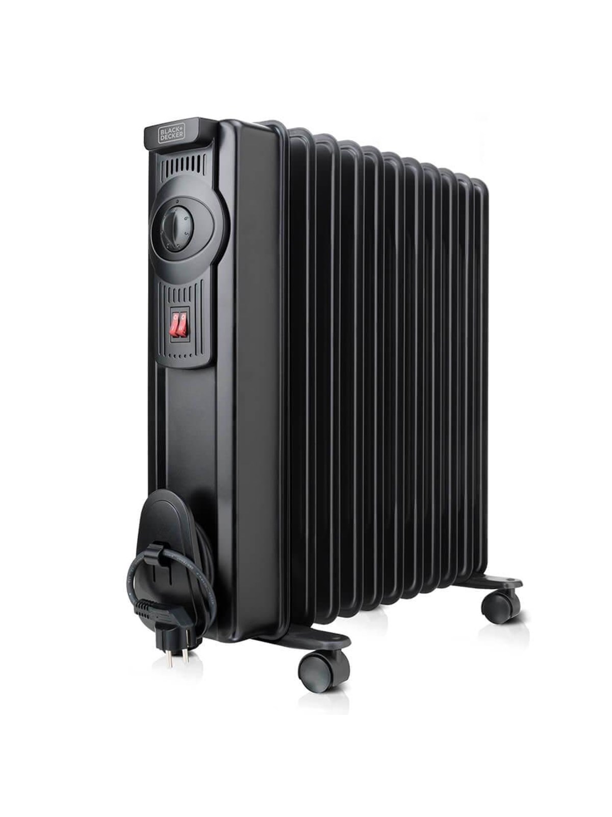 Black & Decker Ölradiator-Heizgerät 1500W Schwarz