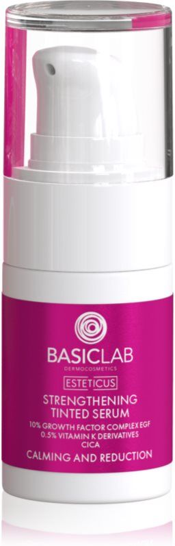 BasicLab Dermocosmetics Esteticus tinted serum against redness 15 ml