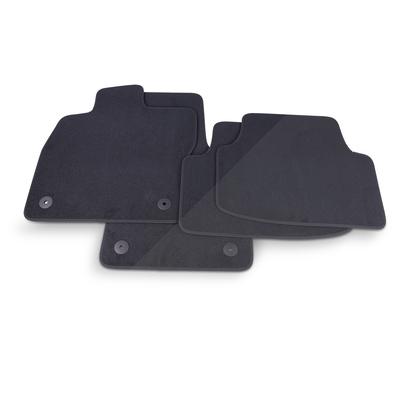 Thomatex Textil Fußmatten-Set Samtvelours VW Golf Variant, schwarz [Hersteller-Nr. 950039]