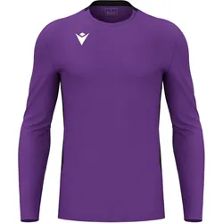 Macron, Herren, Sportshirt, Argo (S), Schwarz, Violett
