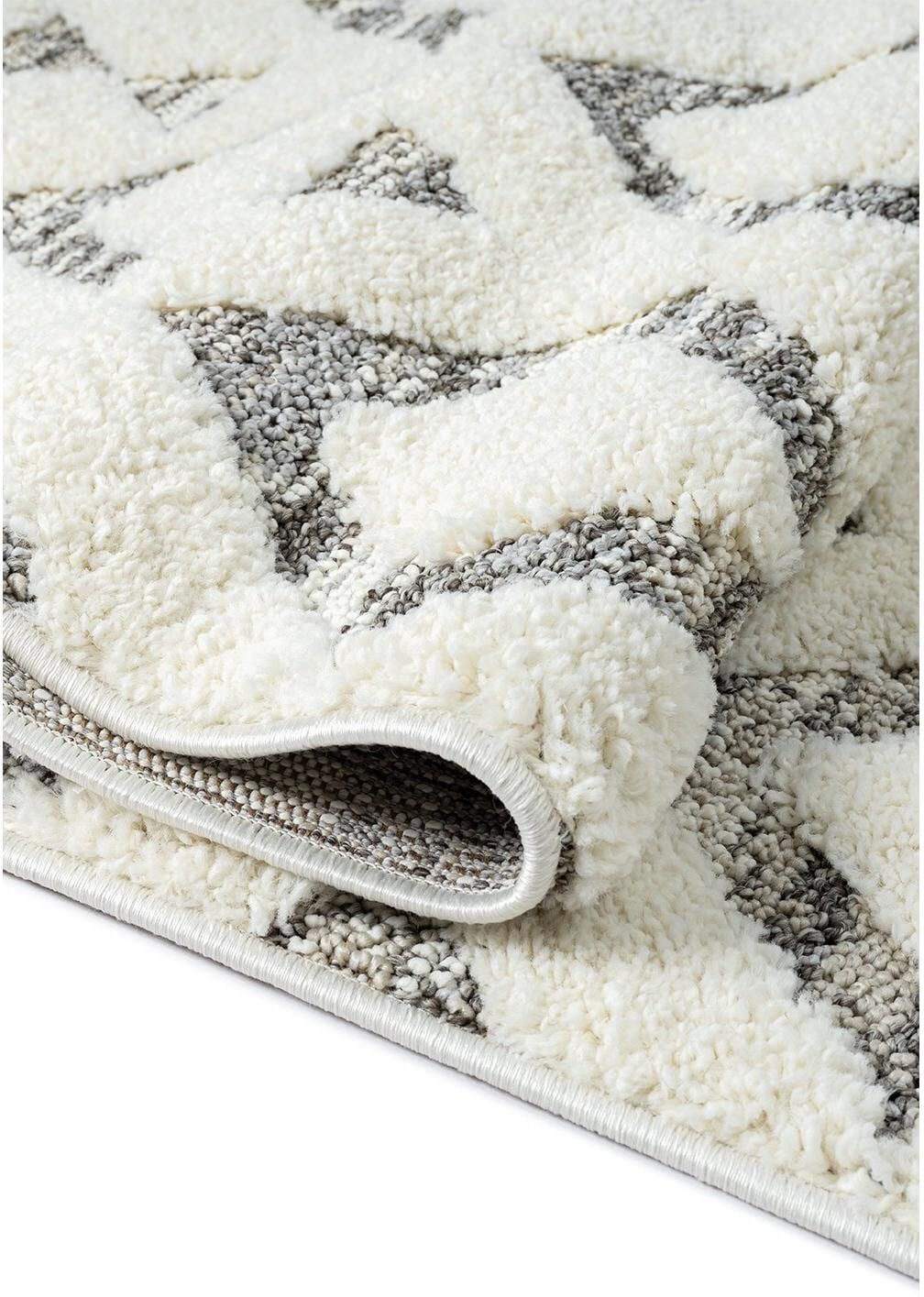 Teppich "Conceptum Hypnose Sevilla 5507", grau, B:120cm L:180cm, Polyester, Teppiche, Teppich grau B : 120cm 1 Stk., L: 180cm