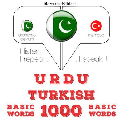 1000 essential words in Turkish - JM Gardner, Audio, 9782821147751