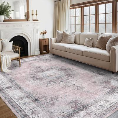 Garvee Misty Oriental Washable Area Rug