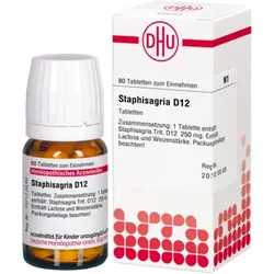 STAPHISAGRIA D 12 Tabletten 80 St