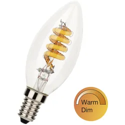 Bailey | LED-Kerzenlampe | Kleine Glühbirne E14 | 3.3W Dimmbar