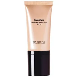 Atashi, Gesichtscreme, Anti-Ageing DD Creme mit Farbe Heller Nude-Ton SPF15 50ml (50 ml, SPF 15)