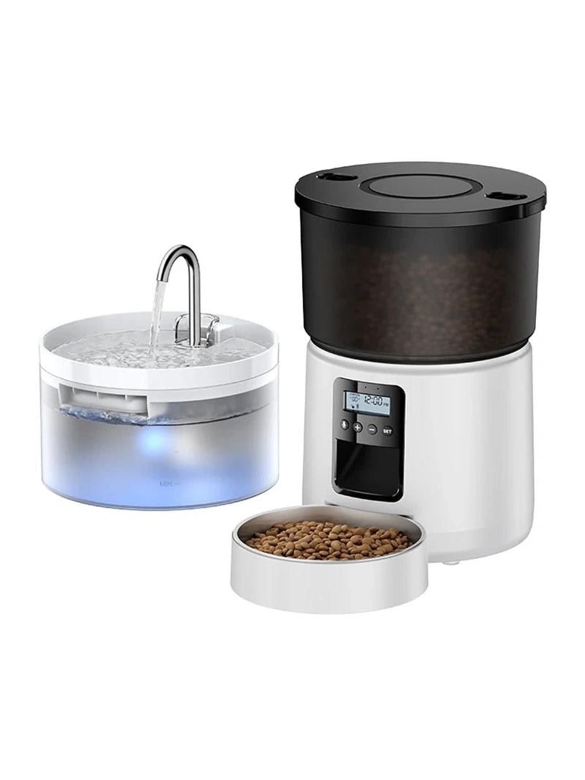 Rojeco Button 3L Futterspender mit 2L Wasserspender