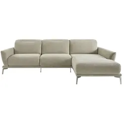 CASEDO Ecksofa Valdemoro Stoff Sage