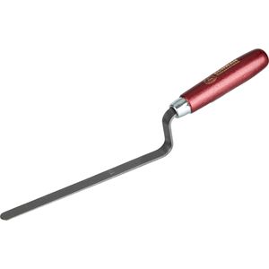 Schwan Maurerkelle 152212, 12 mm Breite, mit Holzgriff, Hamburger Fugenkelle