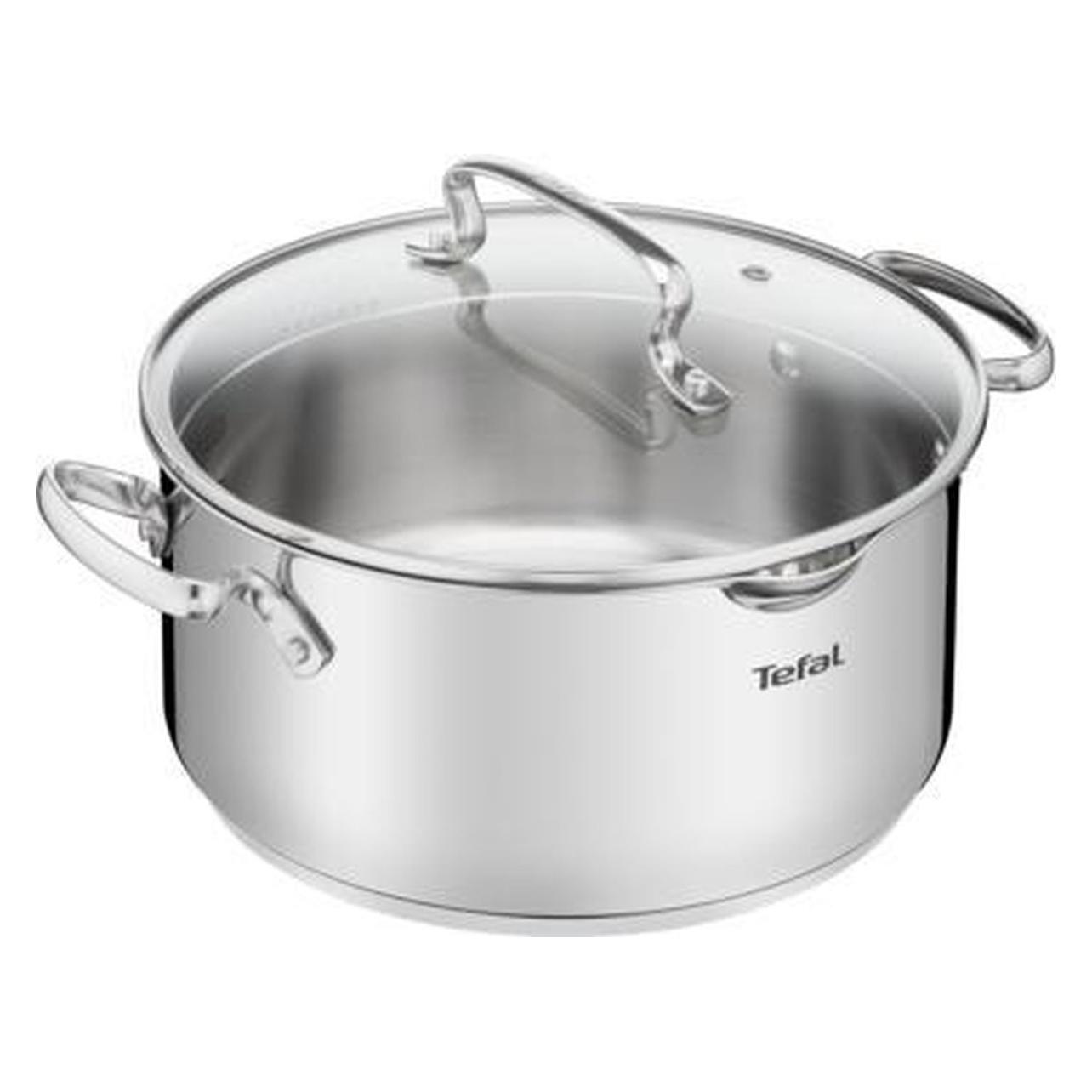 Tefal Duetto+ (Kochtopf, Stielkasserolle, Edelstahl) (G71943)