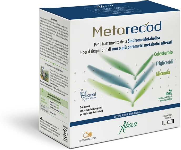 ABOCA SpA SOCIETA' AGRICOLA Aboca, Metarecod, 40 Bustine