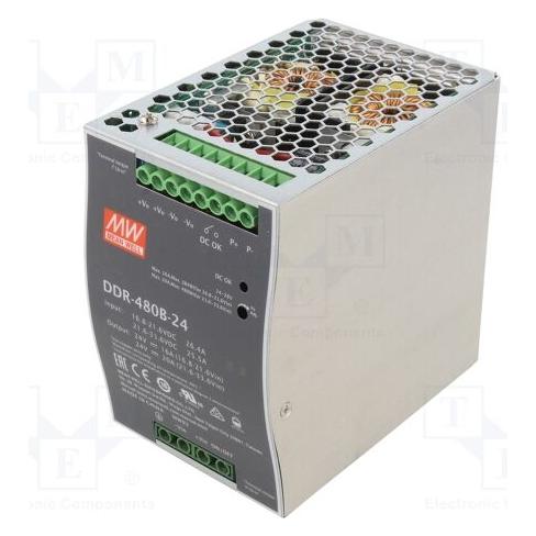 MeanWell Mean Well DDR-480B-24 DC/DC-Wandler 24 V 20 A 480 W Anzahl Ausgänge: 1 x Inhalt (DDR-480B-24)