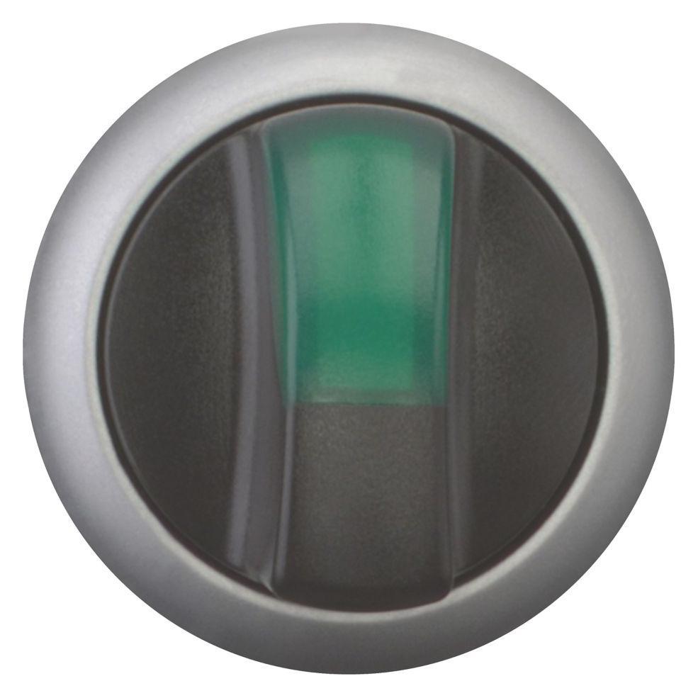Eaton Selector sw, 3-pos, green lens (M22-WRLK3-G)
