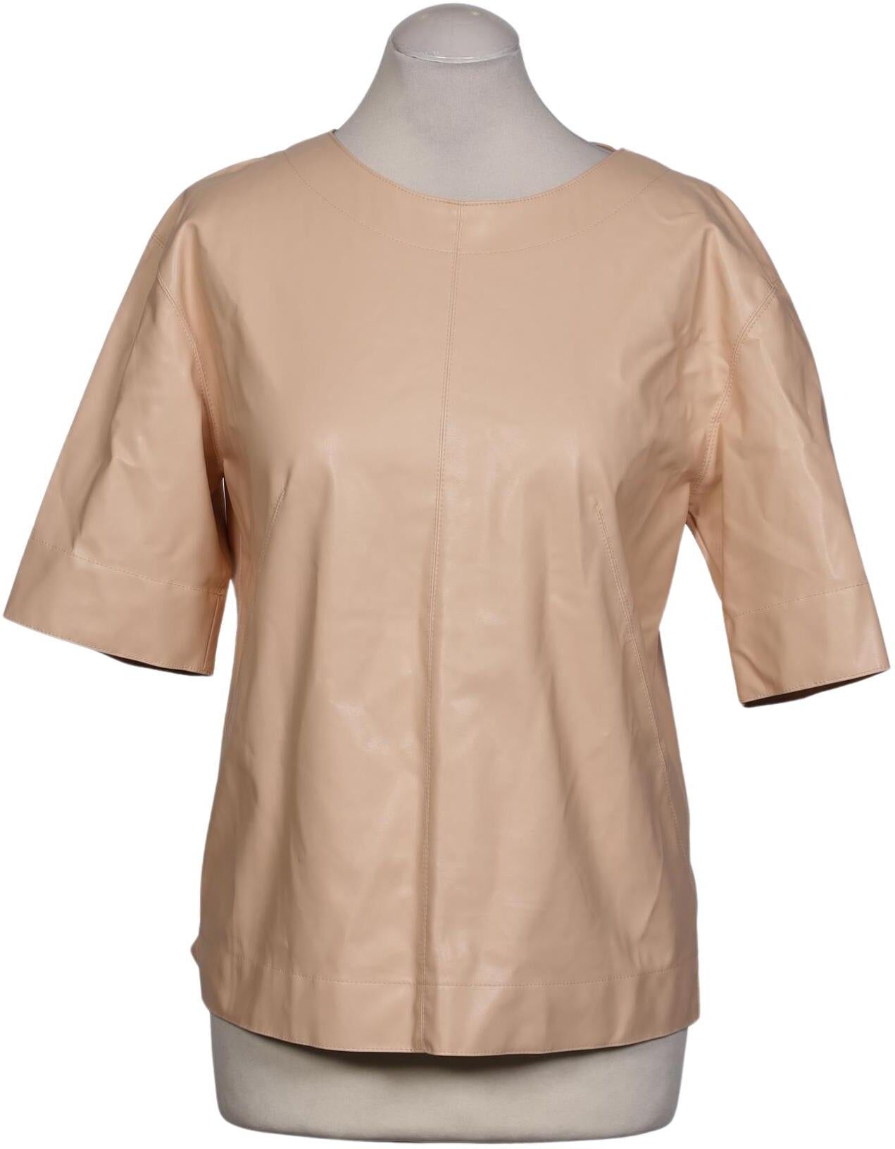 Cain Damen Bluse, Beige, Gr. EU 36 (Marc Cain N2), Kunstleder - Second Hand