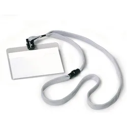 Durable, Informationsschild, Namensschild mit Textilband