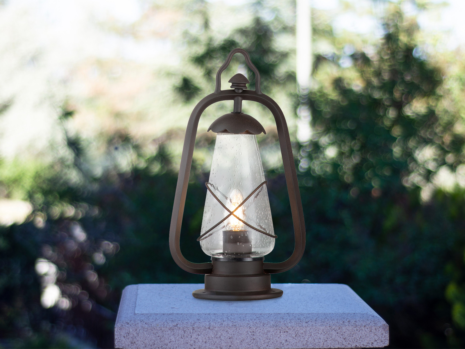 Elstead Lighting Miners buitenlamp, antiek brons, E27, IP44