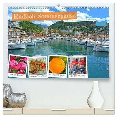Endlich Sommerpause - Ein ganzer Juni in Mallorcas Port de Sóller (hochwertiger Premium Wandkalender 2026 DIN A2 quer), Kunstdruck in Hochglanz