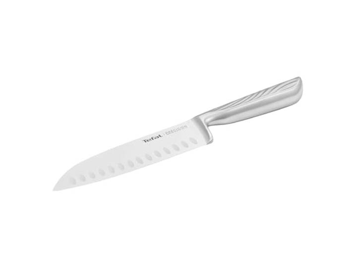 Tefal Precision Santokumesser 16,5 cm, schärfstes Messer, 22°-Klingenwinkel, Eishärtungstechnologie, Wellenmuster, Edelstahl, K2891124