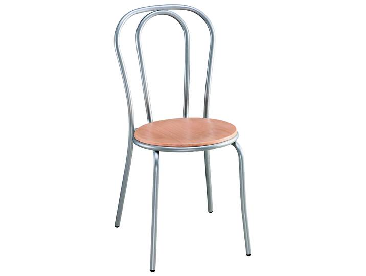 Chaise collectivités Bistrot Bois hêtre - Pieds métal Alu