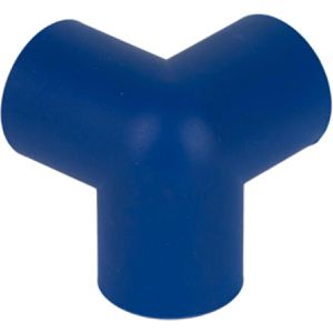 Knuffi Schutzprofil Typ A 3D, Kreis, PEA-10906, selbstklebend, Außenecke dreischenkelig, blau, 52 x 52 x 52mm, Eckenschutz