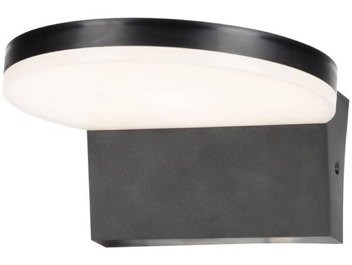 Rabalux - Buitenwandlamp - wandlamp voor buiten\, 9W\, zwart\, Batida