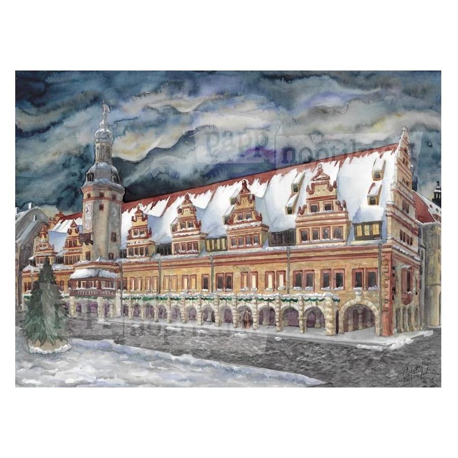 Pappnoptikum 1030 - Leipzig - Altes Rathaus (Klappkarte) (1030)