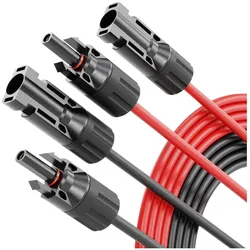 Absina, Zubehör Stromerzeuger, Solarkabel Set (Solaranlage Montagematerial, Solarstecker)