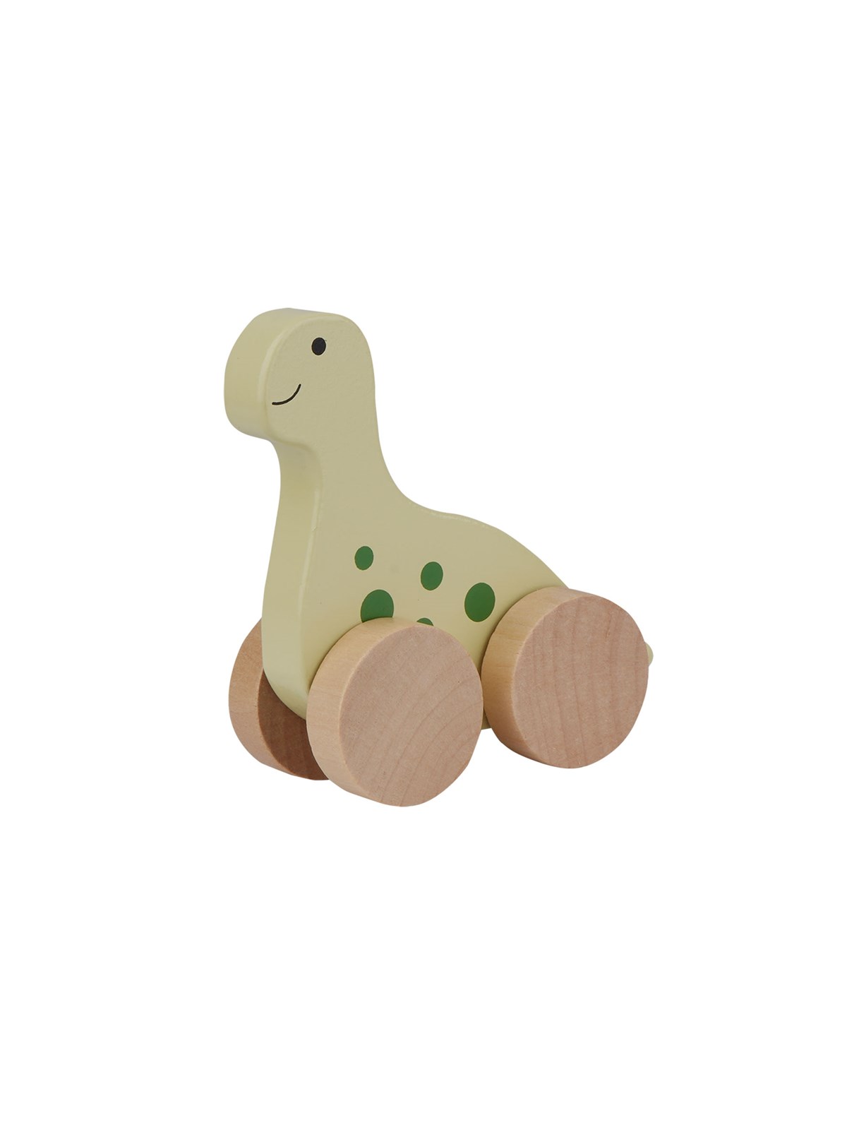 Barbo Baby Wooden Animals On Wheels - Dino