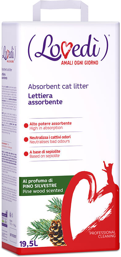 LOVEDI Lovedì Lettiera Assorbente Pino Silvestre 19.5L