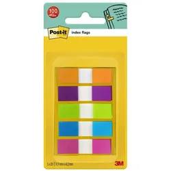 Post-it® Index Mini Haftmarker farbsortiert 5x 20 Streifen