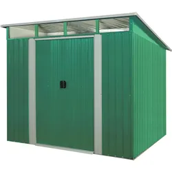 Pergart Gerätehaus "Lübeck 89",grün,5,98 m2