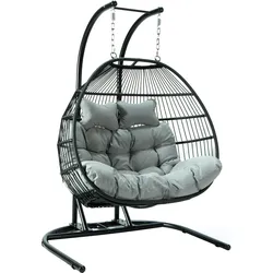 Endorphin, Hängematte,  Hängesessel Twin mit Gestell und Polster Expressversand (250 kg)