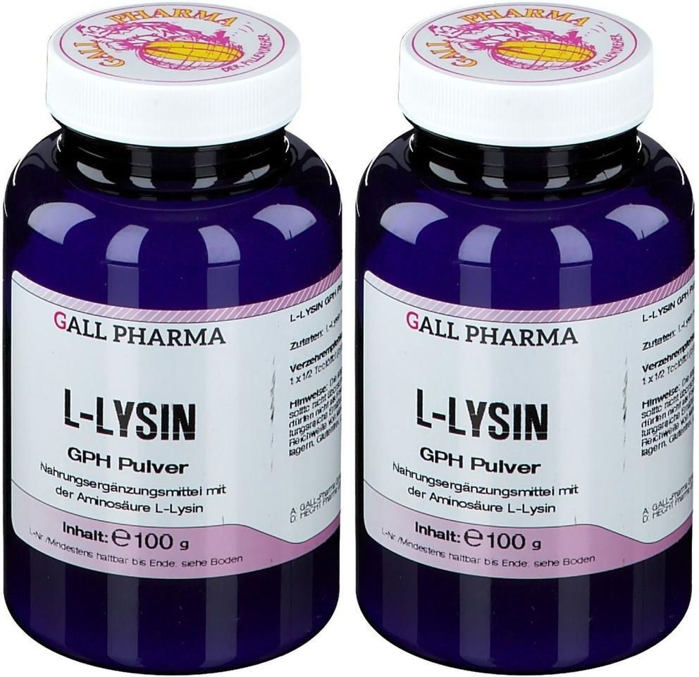 GALL PHARMA L-Lysin Pulver 2x 2x100 g