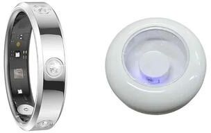 Inspired Finds Xiaomi Smart Ring HR01 Ultra Slim Fitness Tracker Ring With Heart Rate And Sleep Monitoring silvery With Charging Cable 12