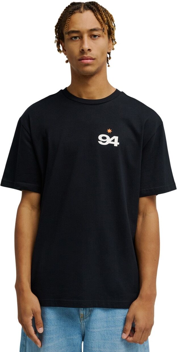 T-Shirt DC SHOES "DC Star Quote", Herren, Gr. XL, schwarz, Obermaterial: 75% Baumwolle, 25% Baumwolle., Shirts T-Shirt schwarz XL