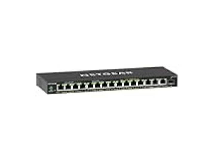 NETGEAR Switch PoE 16 Ports, Manageable Switch Ethernet Gigabit GS316EPP 15 x PoE+ Ports @ 231W, 1 x 1Gb SFP Ports, Bureau/Mural