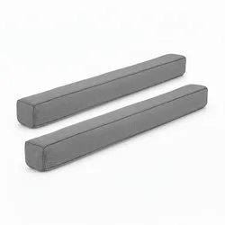 ZUGLUFTSTOPPER Levante OM 6,5x90cm Grau (2tlg)