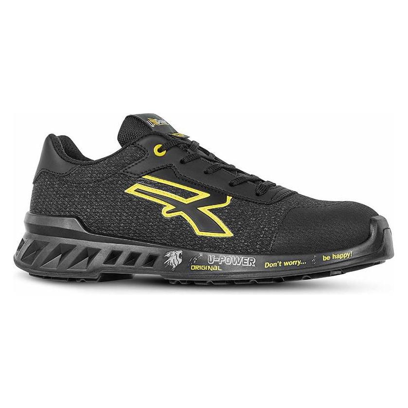 Upower Frank Schwarz/Gelb Schuhe Niedrig 45 S1p (S1P, 45) (0RV20036-45)