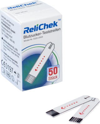 PHARMADOC GmbH RELICHEK Blutzucker-Teststreifen 50 St 13719342