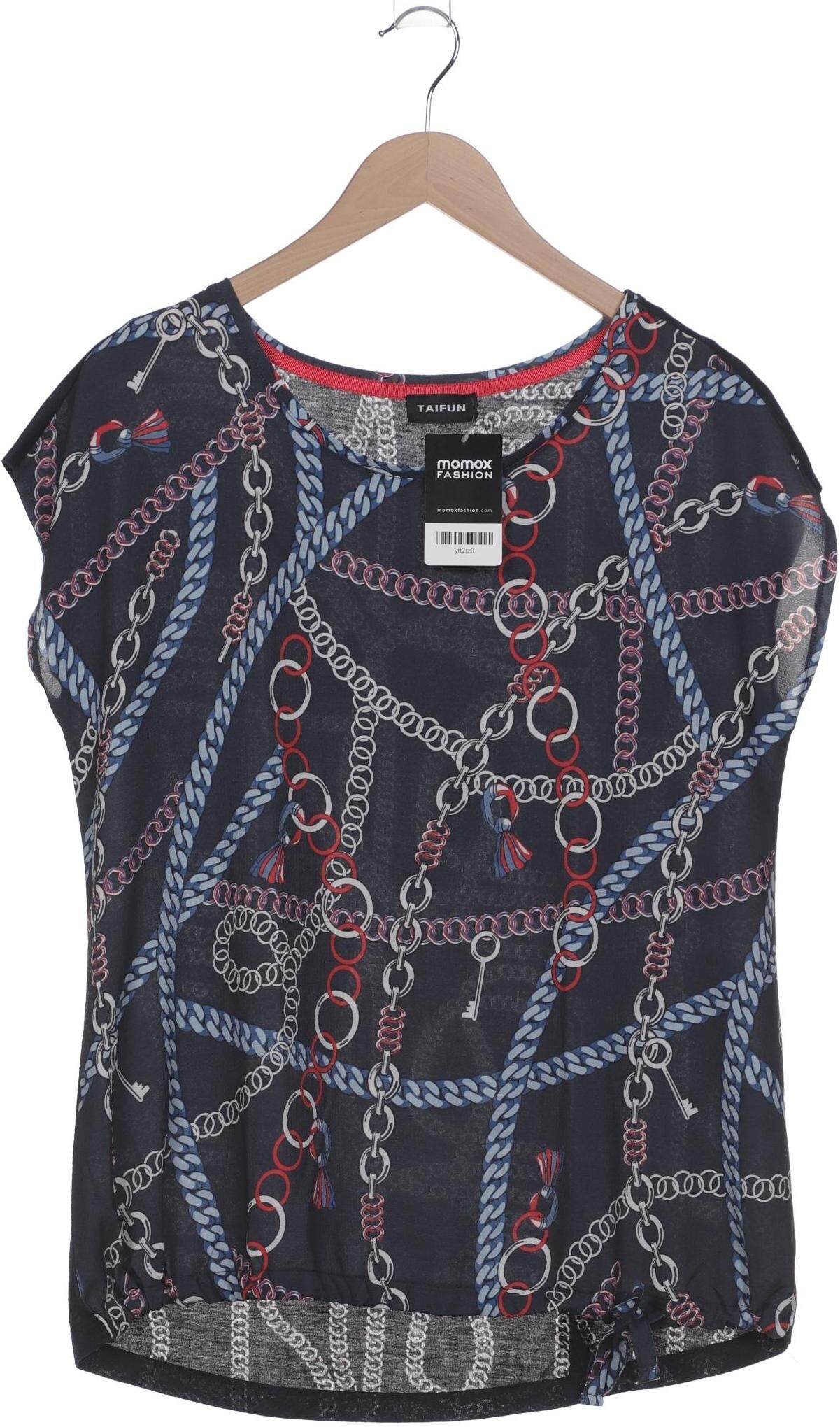 Taifun Damen T-Shirt, Marineblau, Gr. M, kein / Etikett - Second Hand