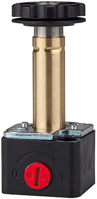 Riegler Electrovanne 3/2 voies pour pilotage avec commande manuelle (S 11-38N)