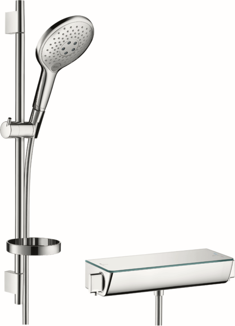 Hansgrohe Brause Set Ecostat Select 150 2703600 chrom, DN 15, Stange 65 cm, mit Brausethermostat