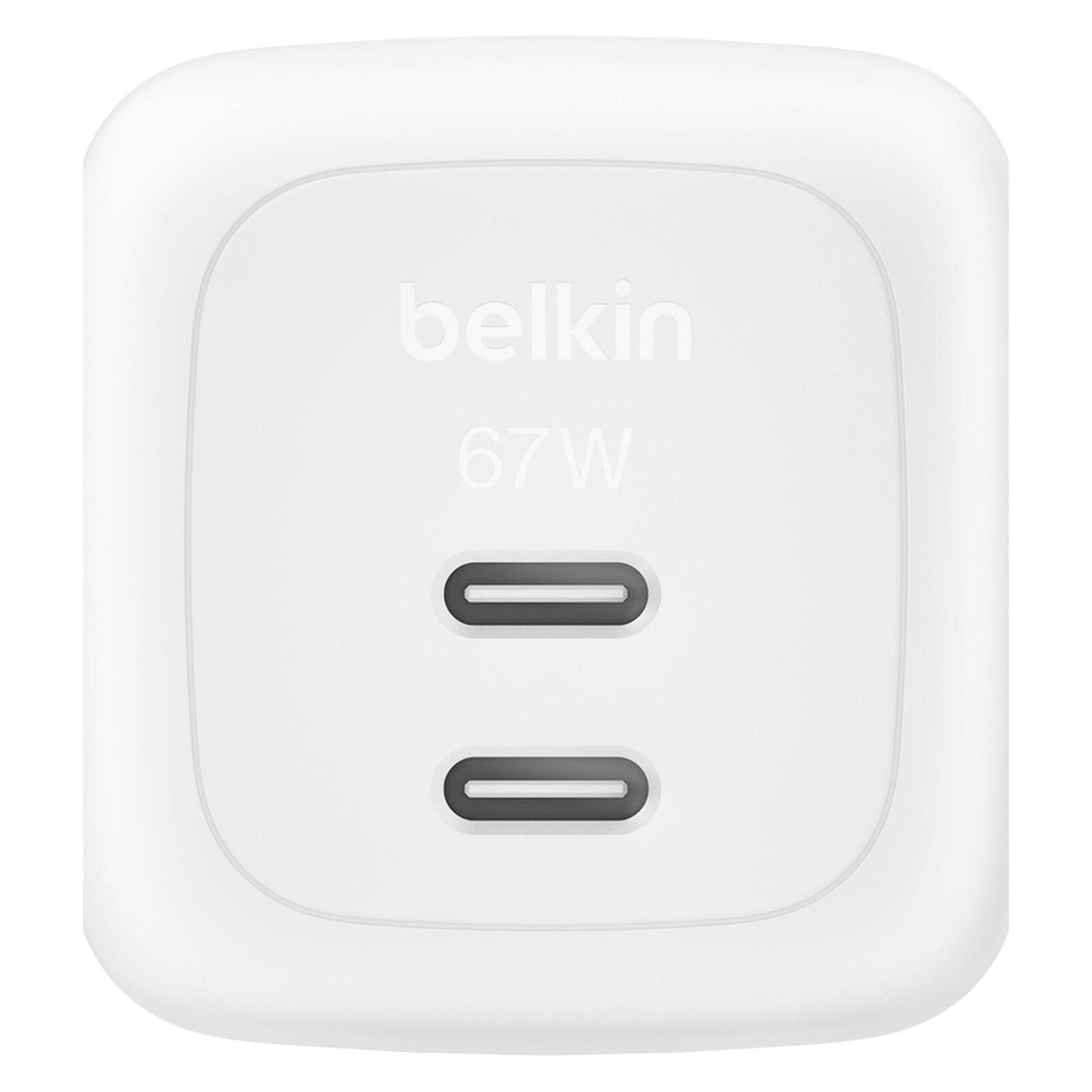 Belkin BoostCharge Pro (67 W, 2 Ports) (WCH020KQWH)