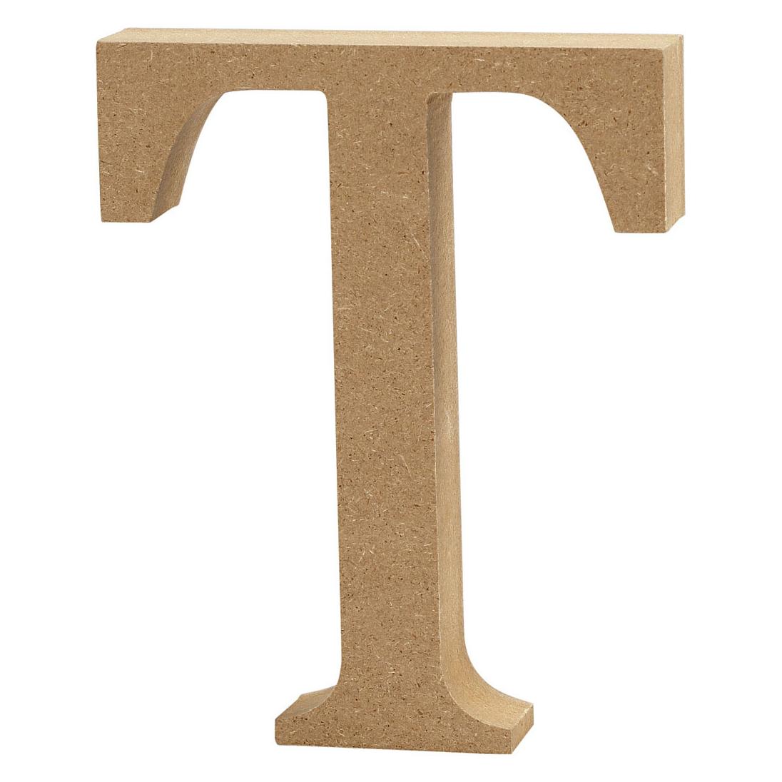 Creativ Company Letter T MDF 8cm, 1st. (5712854003971)