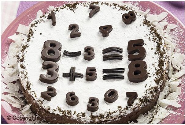 Stampo Silikomart 26 174 77 0065 CHOCO 60P Numeri